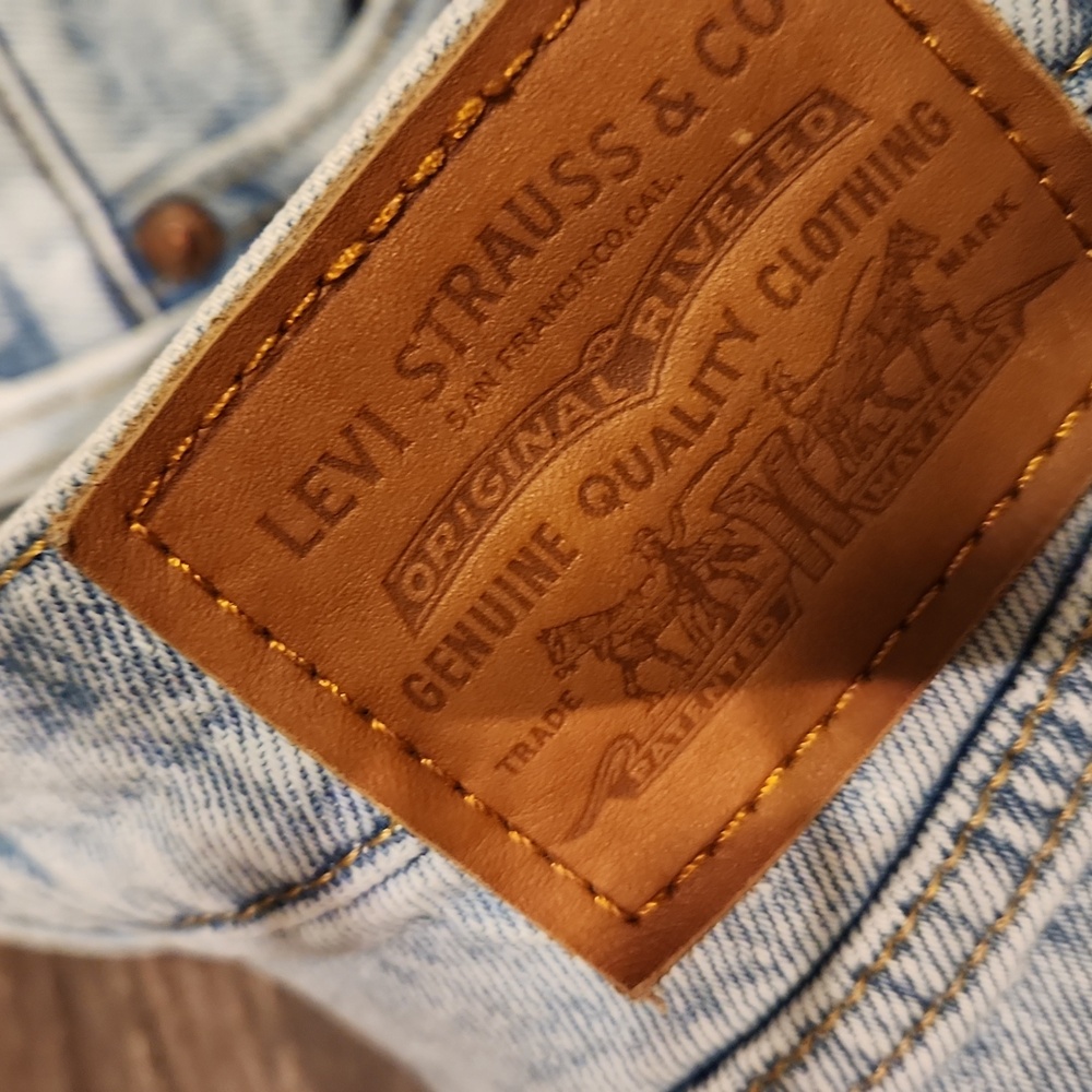 ❤️ LEVI'S PREMIUM WEDGIE ICON FIT HIGH RISE TAPERED ANKLE JEANS, 2 (26) - Picture 11 of 16